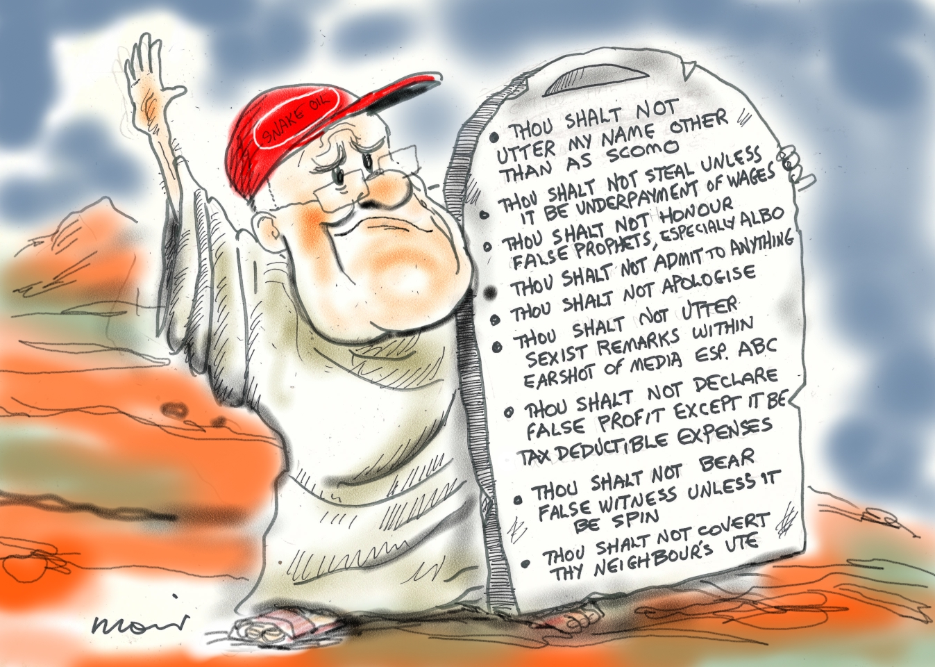 Morrison’s day of reckoning may bring down his temples