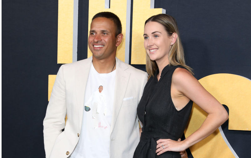 USMAN KHAWAJA and wife RACHEL KHAWAJ attends the World Premiere of 'The Test' Season Two at Hoyts Entertainment Quarter on January 09, 2023 in Sydney, NSW Australia (Credit Image: (c) Christopher Khoury/Australian Press Agency via ZUMA Wire)Image: Alamy Contributor:ZUMA Press, Inc. Image ID:2M7CMA8 Usman Khawaja urges Albanese to sanction Israel over Gaza genocide