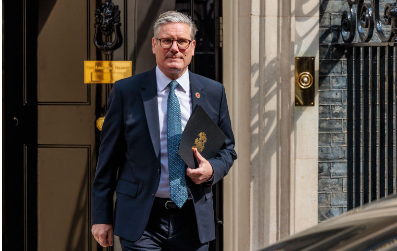 Downing Street, London, UK. 8th May 2025. British Prime Minister, Keir Starmer, departs from Number 10 Downing Street.Credit Amanda Rose/Alamy Live News. Contributoramanda rose. Image ID3B8PB9G UK polls suggest Starmer is deeply unpopular. Can he survive another year?