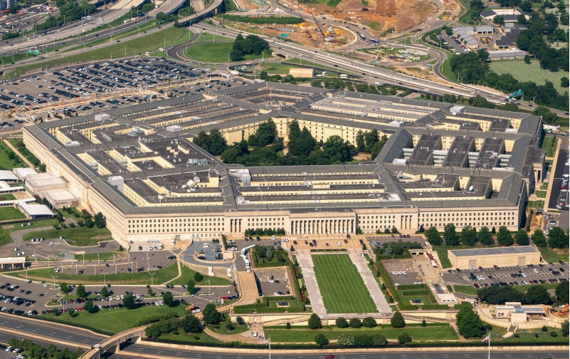 Arlington, Virginia, USA. 3rd July, 2025. (EDITORS NOTE Image taken with drone) An aerial view of the Pentagon. The Pentagon is the U.S. Department of Defence headquarters and one of the worlds largest office buildings. Built during World War II, it symbolises military power. (Credit Image (c) Jen Golbeck/SOPA Images via ZUMA Press Wire) EDITORIAL USAGE ONLY Not for Commercial USAGE. Image Alamy. ContributorZUMA Press Inc. Image ID3BNT70C ‘Pro-Trump propagandists’ take over Pentagon Press Corps after signing loyalty pledge