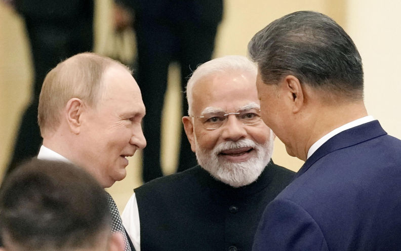 Global power shift on show at China summit