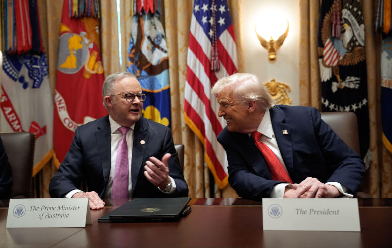 Washington Dc, United States. 20th Oct, 2025. US President Donald Trump meets with Australian Prime Minister Anthony Albanese in the Cabinet Room at the White House in Washington on October 20, 2025. Photo by Yuri Gripas/Pool/Sipa USA Credit Sipa USA/Alamy Live News. ContributorSipa USA. Image ID3CYWA6X Trump's rare earths deal to counter China was a badly needed 'Sputnik moment'