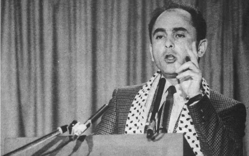 Ali Kazak addresses the National Press Club, 18 February 1987 Image: Ali Kazak NPC 1987 Image: Supplied Ali Kazak and the transformation of the politics of Palestine in Australia