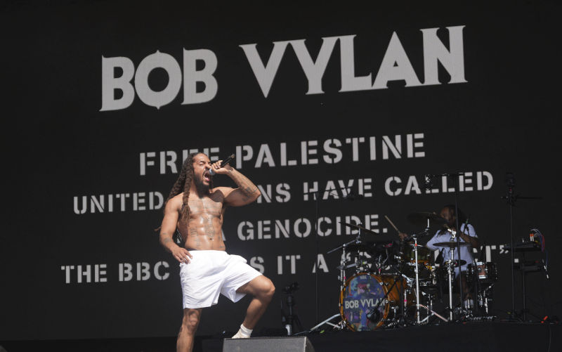 Bob Vylan perform on the West Holts Stage, during the Glastonbury Festival at Worthy Farm in Somerset. England, Saturday, June 28, 2025. Image: AAP/ Yui Mok/PA via AP The Empire has accidentally caused the rebirth of real counterculture in the West