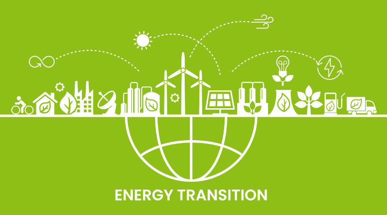 ENERGY TRANSITION. Transition to environmentally friendly world concept. Ecology infographic. Green power production. Transition to renewable alternative energy. Vector webdesign. Image: iStock / VLADGRIN After the 2025 election: Energy transition and restoration of Australian growth
