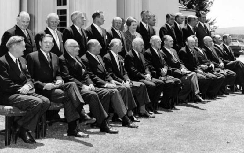 First_Holt_Ministry 1966. Image: Wikimedia Commons / Author Work of the Australian Government / Source 'National Library of Australia, M2127:5' / By Work of the Australian Government - 'National Library of Australia, M2127:5', Public Domain, https://commons.wikimedia.org/w/index.php?curid=75596788 The Racial Discrimination Act at 50