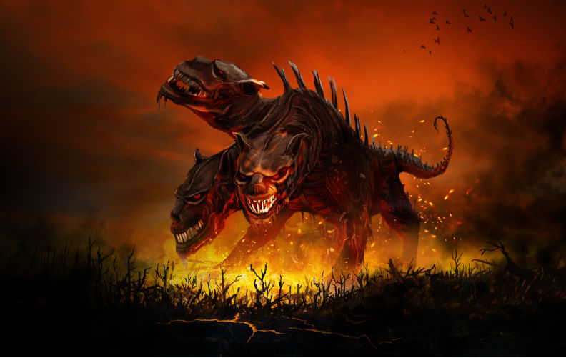 Scary Cerberus guards the entrance to hell. Image Alamy. ContributorOleksii Lashyn. Image IDHWE3J9 An immodest proposal for an ideal source of strategic policy advice