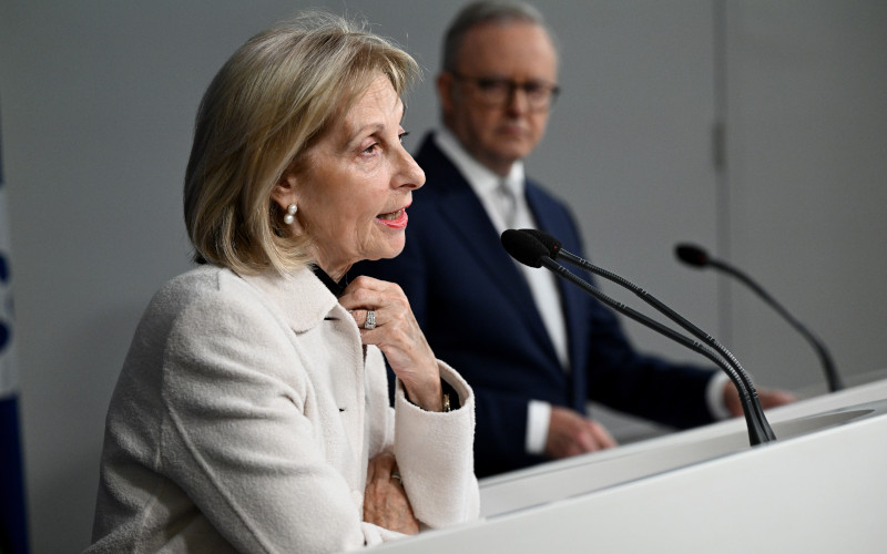 Prime Minister Anthony Albanese and Special Envoy to Combat Antisemitism Jillian Segal speak to media during a press conference at the Commonwealth Parliamentary Offices in Sydney, Thursday, July 10, 2025. Image:AAP Dan Himbrechts Antisemitism envoy's report 'Trumpian'