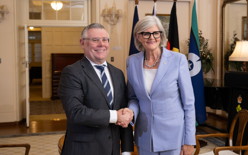 Australian Environment Minister Murray Watt is sworn in by Australian Governor-General Sam Mostyn during a swearing-in ceremony at Government House in Canberra, Tuesday, May 13, 2025. Image: AAP /Lukas Coch Can Murray Watt fix Australia’s broken nature laws? First stop, WA