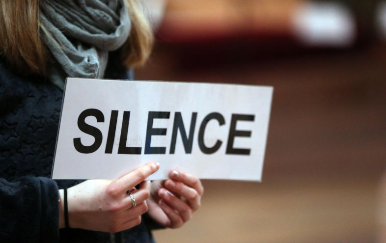 Leonhardskirche. European Youth meeting of Taize in Basel. Silence. Switzerland. Contributor: BSIP SA / Alamy Stock Photo Image ID: RB8CF2 Time to end the silence