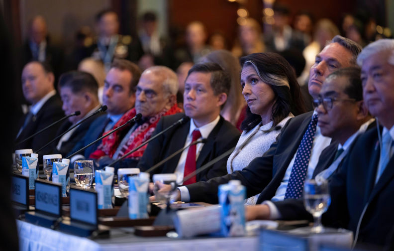 Secretary of Defence Pete Hegseth delivers remarks at the 22nd Shangri-La Dialogue in Singapore, May 30, 2025. (DoD photo by U.S. Navy Petty Officer 1st Class Alexander Kubitza) Contributor: APFootage / Alamy Stock Photo Image ID: 3BFBDX3 Marles' tough guy tosh hurts Australia