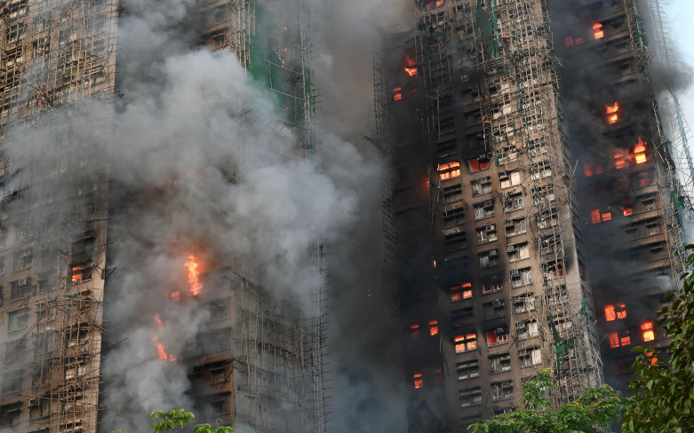 Hong Kong tower fire – contractor for fire-hit Tai Po project has record of safety offences
