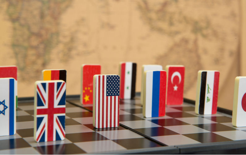 Political-map-of-the-world.-Conceptual-photo,-political-games.-Image:-iStock/Albert_Karimov The contemporary world is run by political dinosaurs facing extinction