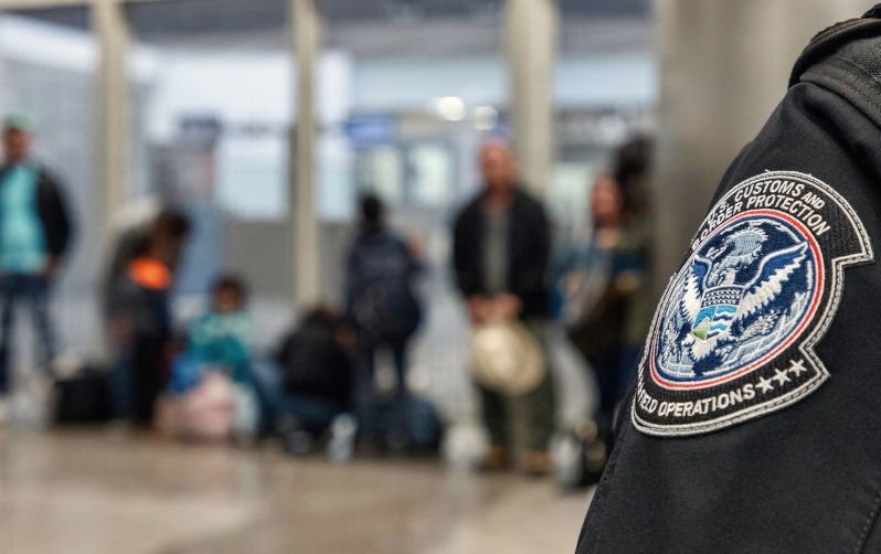 San Diego, California, USA -:Inadmissible aliens being processed by CBP officers at the San Ysidro Port of Entry - passport checkpoint. Concept: Image: iStock / Tennessee Witney Lawsuit aims to end 'systematic' snatching of brown-skinned people by Trump agents