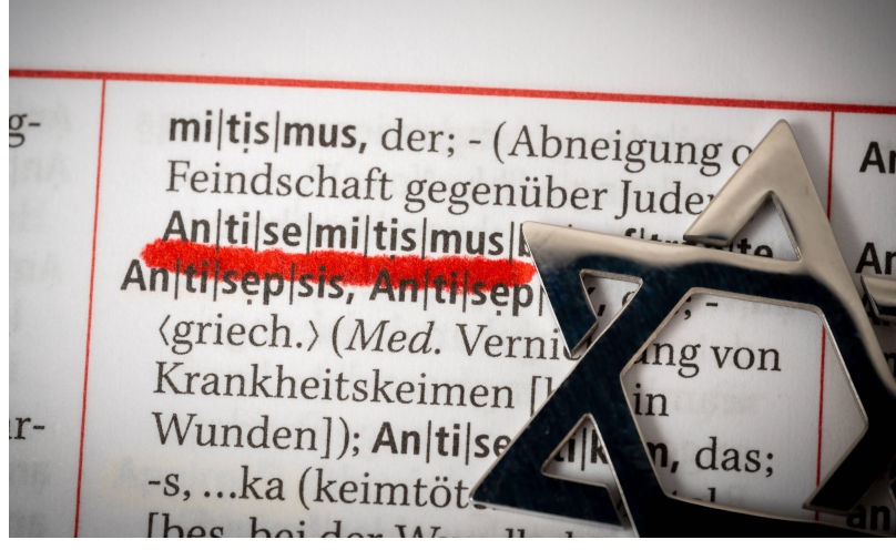 Augsburg, Bavaria, Germany - November 20, 2023: The word antisemitism in a dictionary next to a Star of David *** Das Wort Antisemitismus in einem Worterbuch neben einem Davidstern Credit: Imago/Alamy Live News Contributor: Imago / Alamy Stock Photo Image ID: 2T8EK1J Universities and the 'definition' of antisemitism
