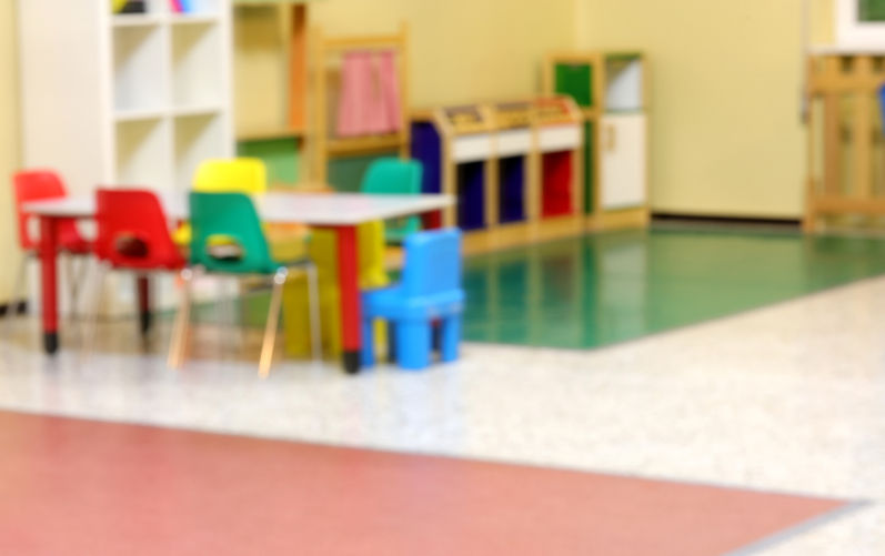inside a kindergarten intentionally out of focus without people. Image: iStock / ChiccoDodiFC Engulfed in a moral panic about childcare assaults