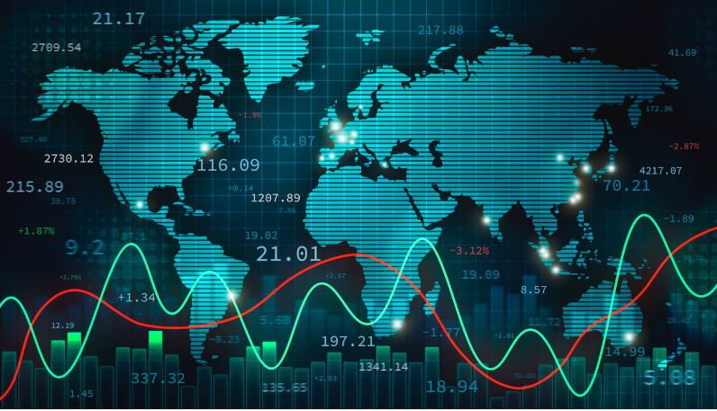 Illustration with the world map, infographics and numbers. International finance, trade and economy concept.Image iStock / Creditlibre de droit Bad debt ‘cockroaches’ signal new threats to the global economy