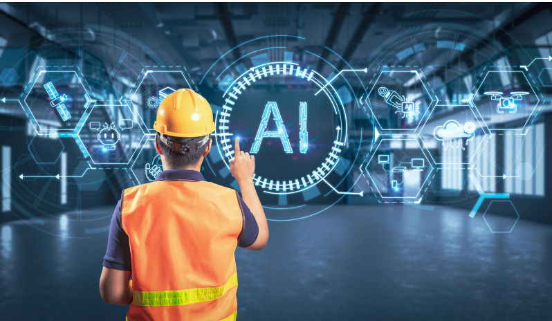 Worker or engineer work with ai with graphic display in factory. Image: iStock / PhonlamaiPhoto The end of jobs?
