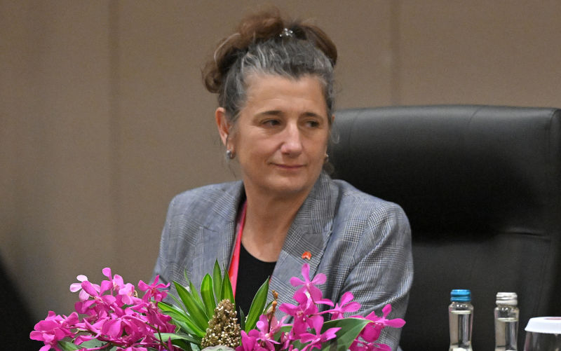 Australias former International Adiviser Kathy Klugman in Jakarta for The Association of Southeast Asian Nations ASEAN Summit in Indonesia, Wednesday, September 6, 2023. AAP Image Credit Mick Tsikas New Australian national intelligence chief faces a people challenge
