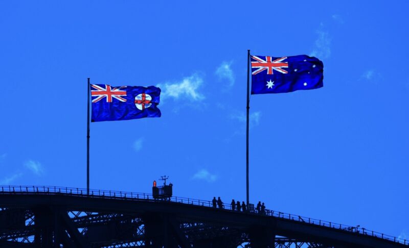 Australian flag feature