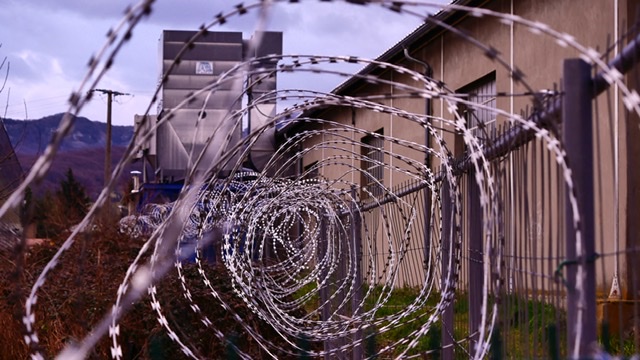 Barbed wire feature