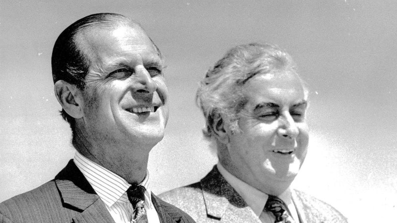 prince philip and gough whitlam