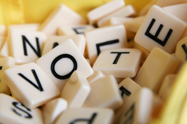 Vote scrabble feature