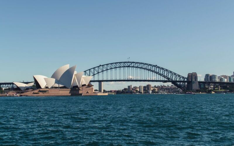 Sydney opera house harbour bridge