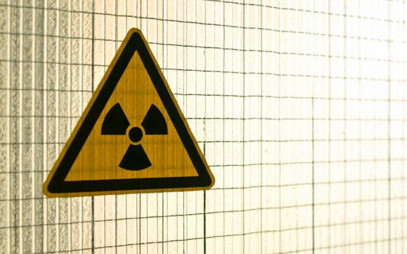 Nuclear sign on a war