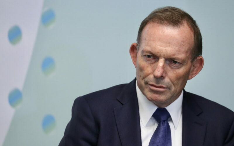 Tony Abbott : Image: Alamy/ EPA/Ritchie B. Tongo