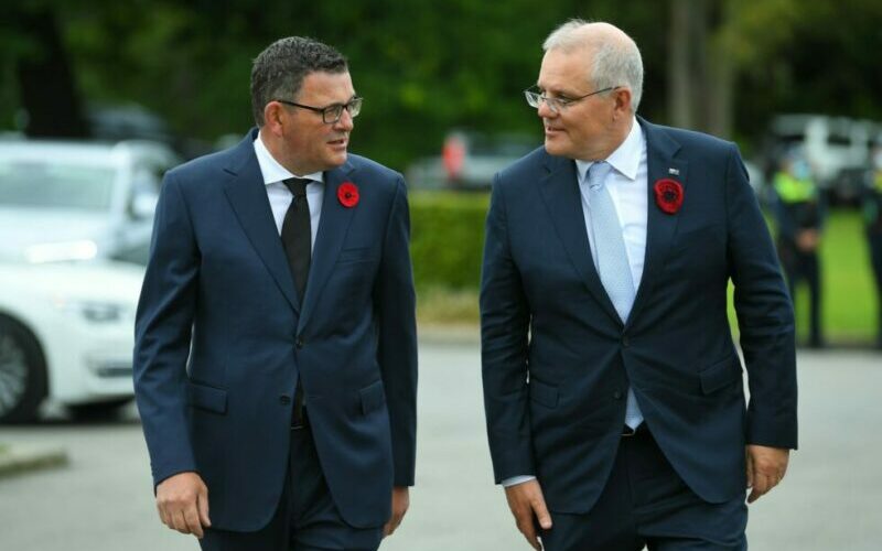 Daniel Andrews and Scott Morrison