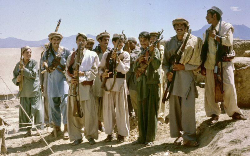 Mujahideen fighters during Soviet war in Afghanistan