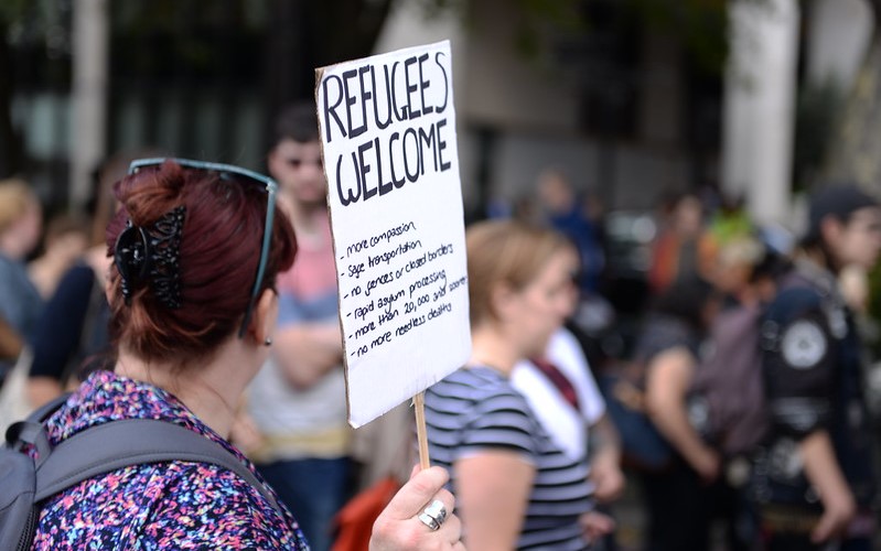 Refugees welcome rally