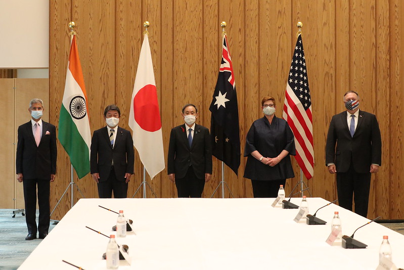 Quad Foreign Ministers in Tokyo, Oct 2020