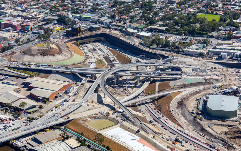 M5 St Peters interchange Sydney