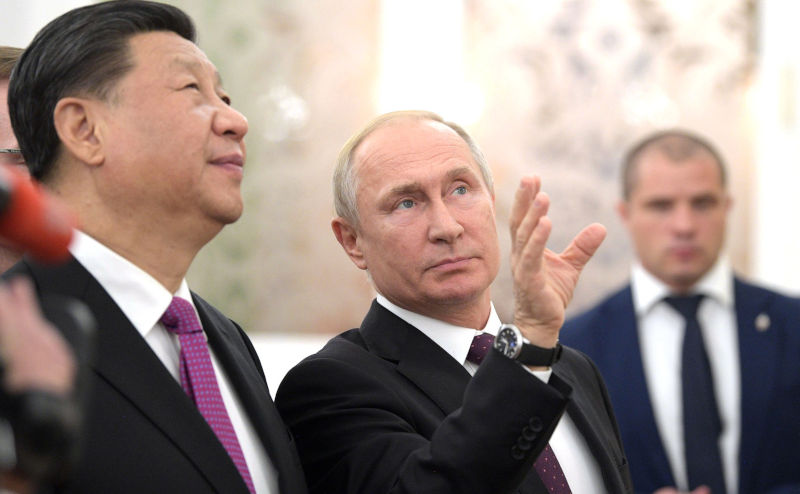 Vladimir Putin and Xi jinping