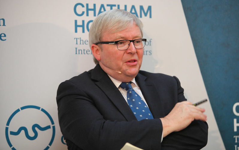 Kevin Rudd President Asia society policy institute.