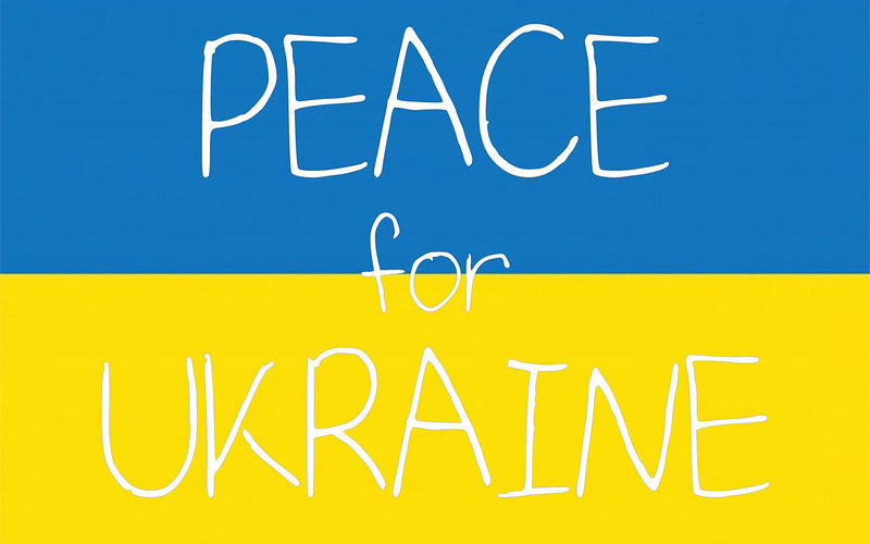 Peace for Ukraine flag