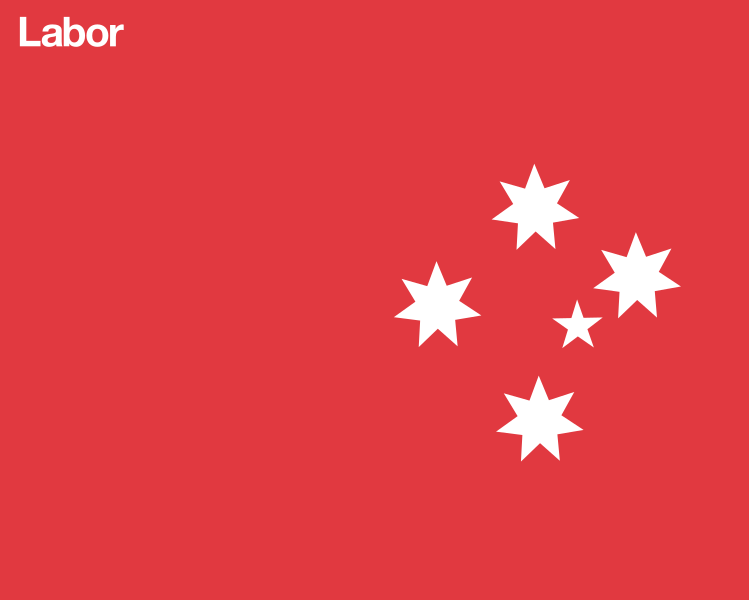 Flag of the Australian Labour party