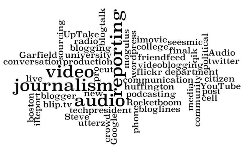 Multimedia Journalism words