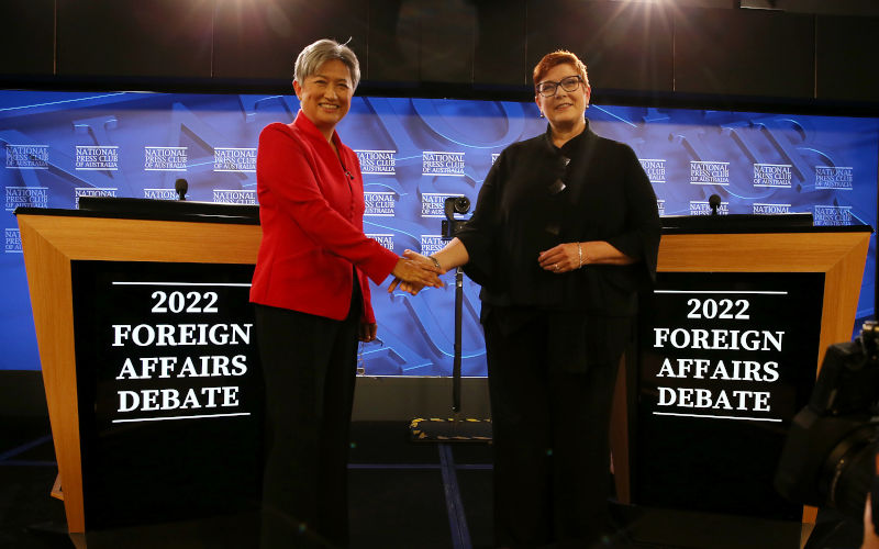 Penny Wong and Marise Payne - Foreign Minister's Debate, Press Club