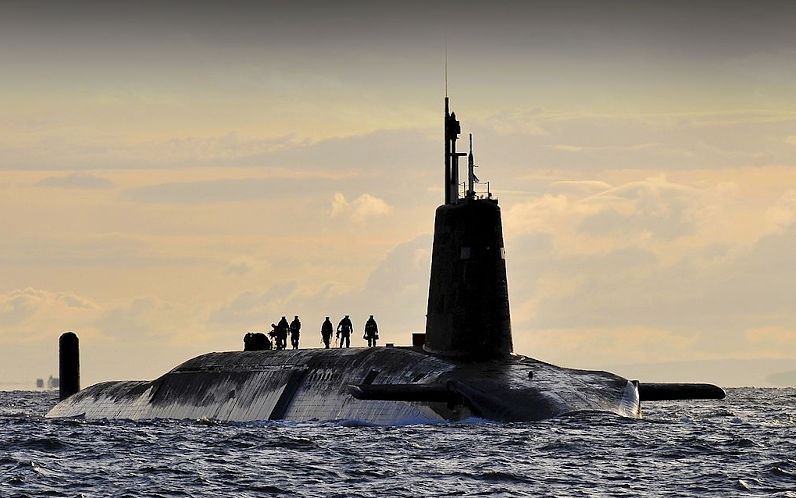 UK vanguard submarine