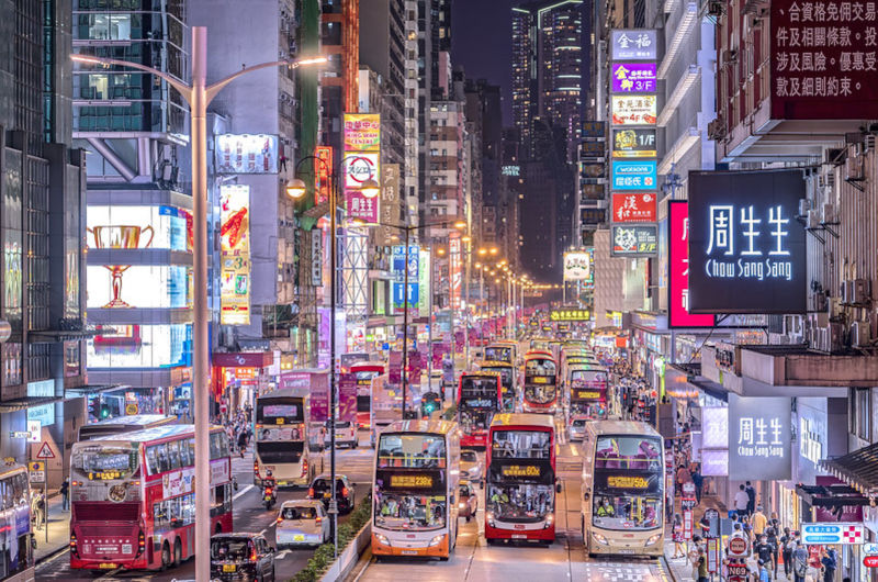 Night-at-Mong-Kok,-Hong-Kong