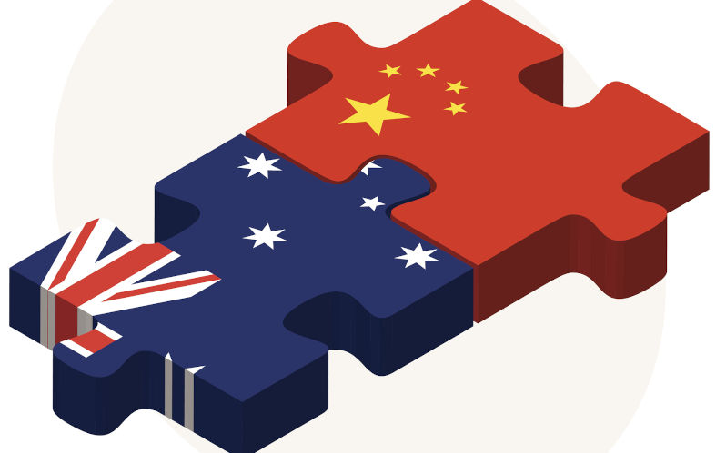 Australia-and-China-Flags-in-puzzle