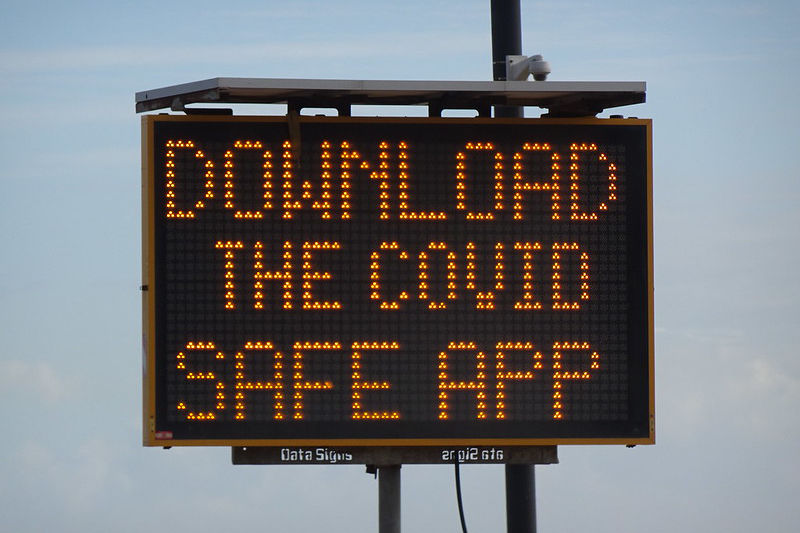 Download the COVID Safe App sign