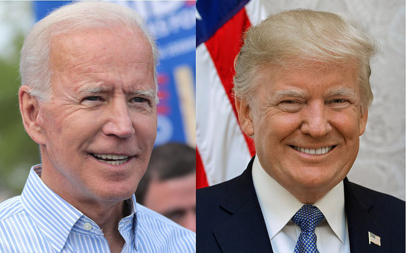 Joe Biden and Donald Trump