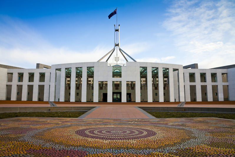 Australian Parliament House in Canberra