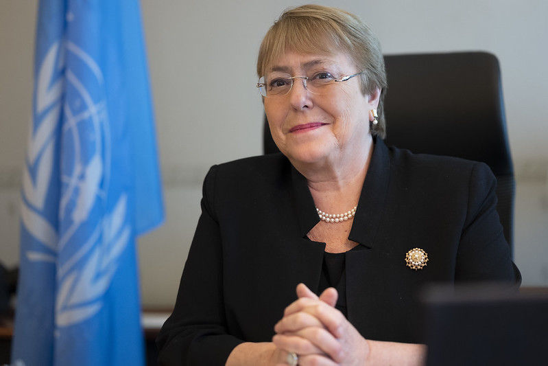 Michelle Bachelet, United Nations High Commissioner for Human Rights.