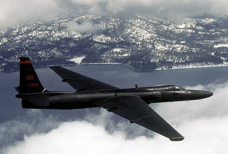 US Air Force U2 reconnaissance plane