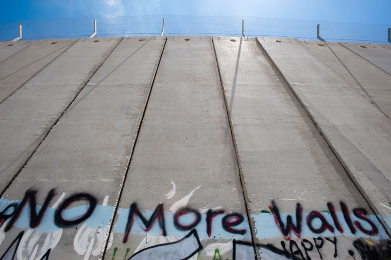 BETHLEHEM, OCCUPIED PALESTINIAN TERRITORIES Israeli separation wall in the West Bank town of Bethlehem.